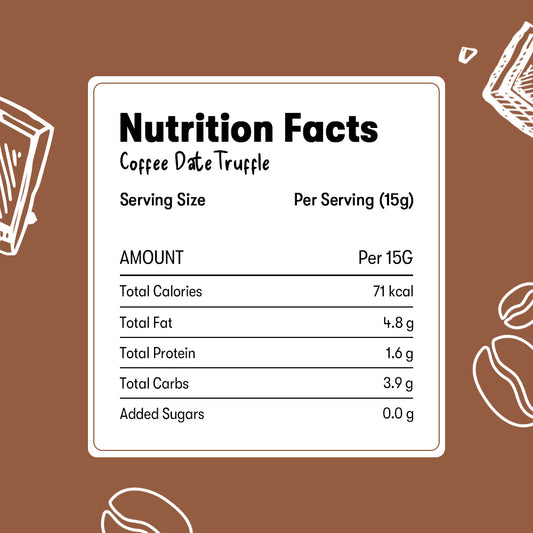 Coffee Date Chocolate Truffles 60g