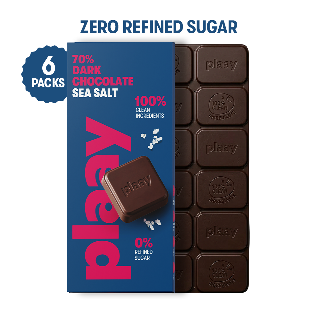 70% Dark Chocolate Sea Salt Slab 6 x 80g