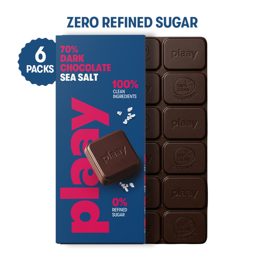 70% Dark Chocolate Sea Salt Bar 6 x 80g