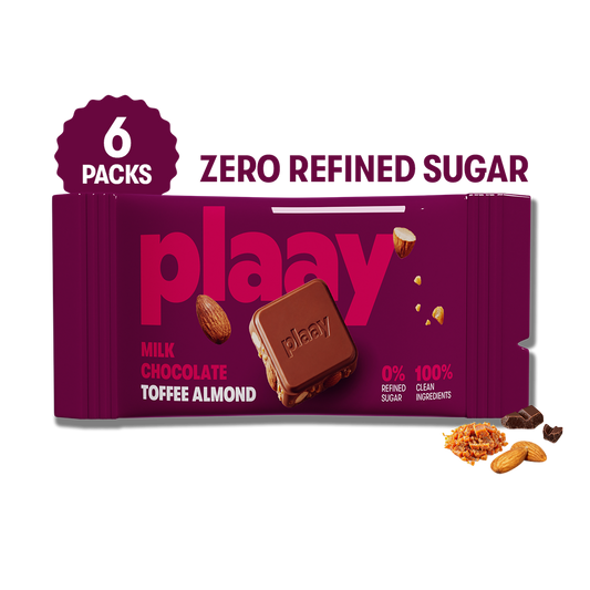 Milk Chocolate Toffee Almond Bar 6 x 35g