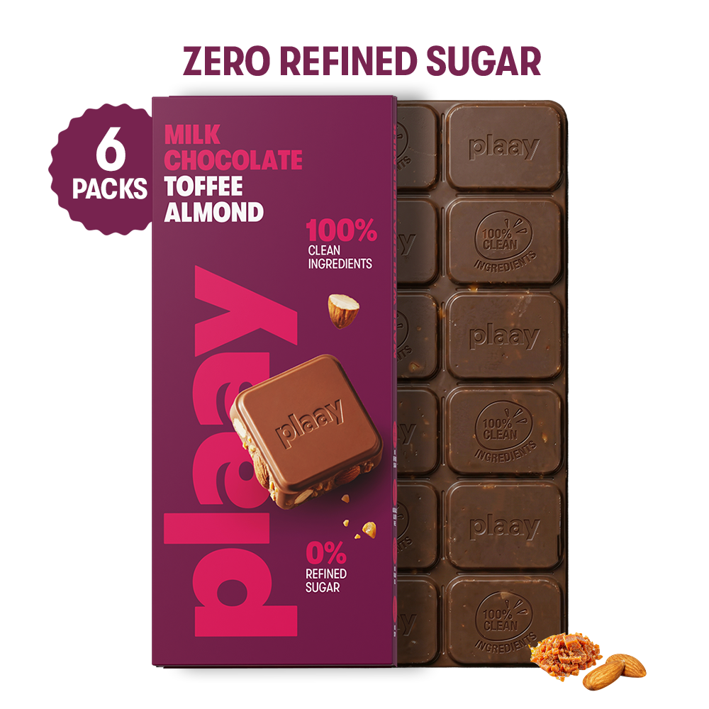 Milk Chocolate Toffee Almond Slab 6 x 80g