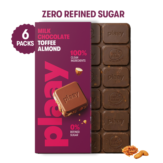 Milk Chocolate Toffee Almond Bar 6 x 80g