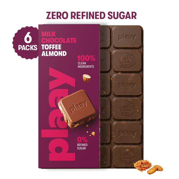 Milk Chocolate Toffee Almond Slab 6 x 80g