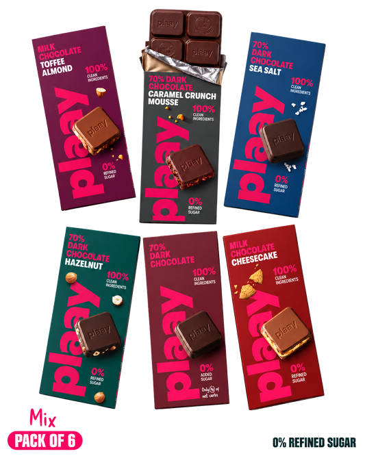 New Chocolate Slabs 80Gm - Mix Pack Of 6