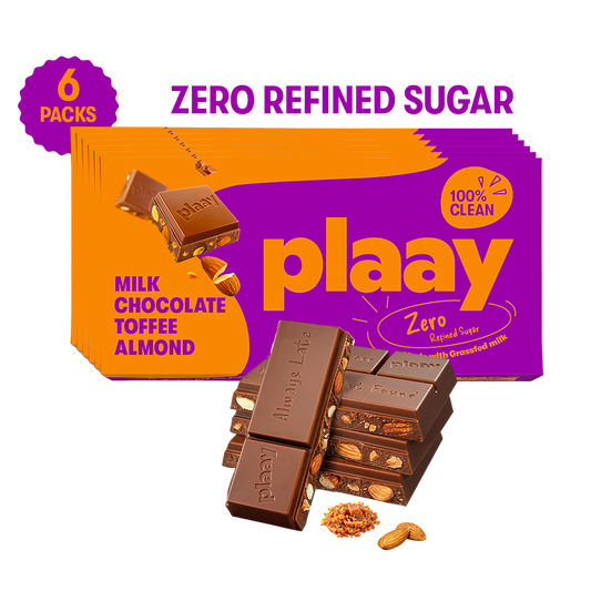 Milk Chocolate with Toffee Almond x 6