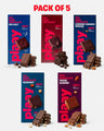 New Chocolate Bars 80Gm - Mix Pack Of 5